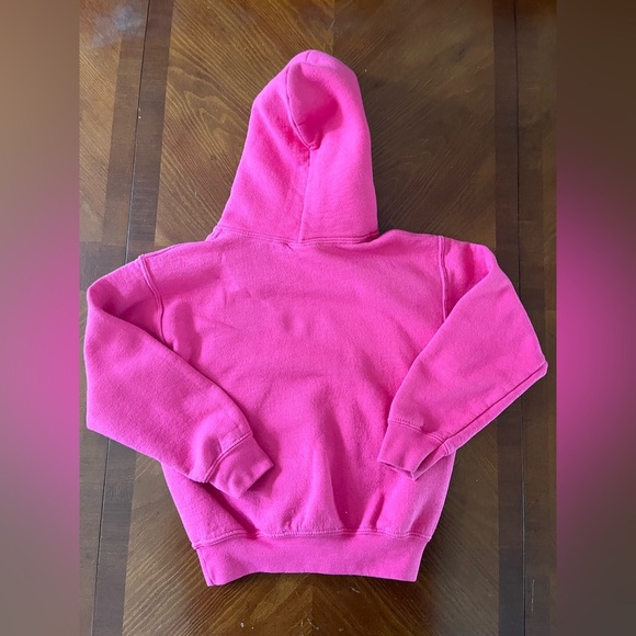 Y2K vintage Kids Mission Raceway Park hoodie Pink SMALL - Picture 3 of 6